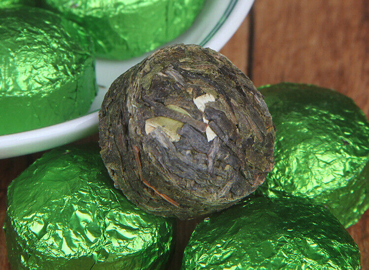 Iron Boxed Puerh Mini Tuo Tea Glutinous Fragrance Small Golden Tuo Raw Tea