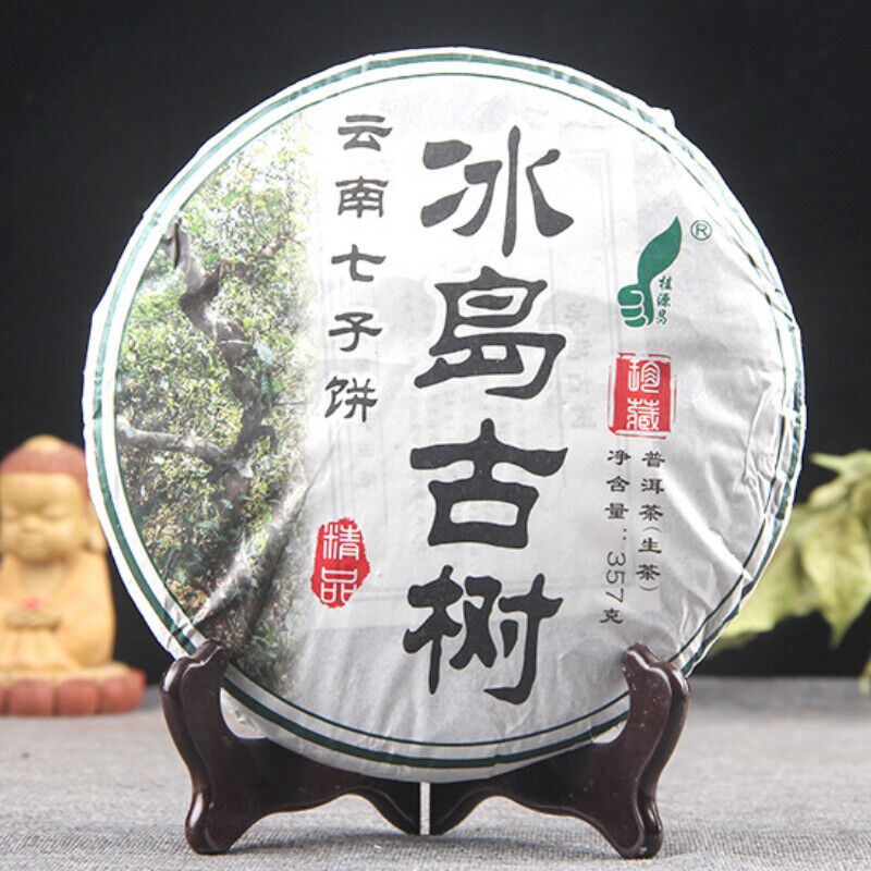 357g/12.59oz  Qizi Cake Tea Top Ancient Puer  In Iceland Cha Tea Health Care