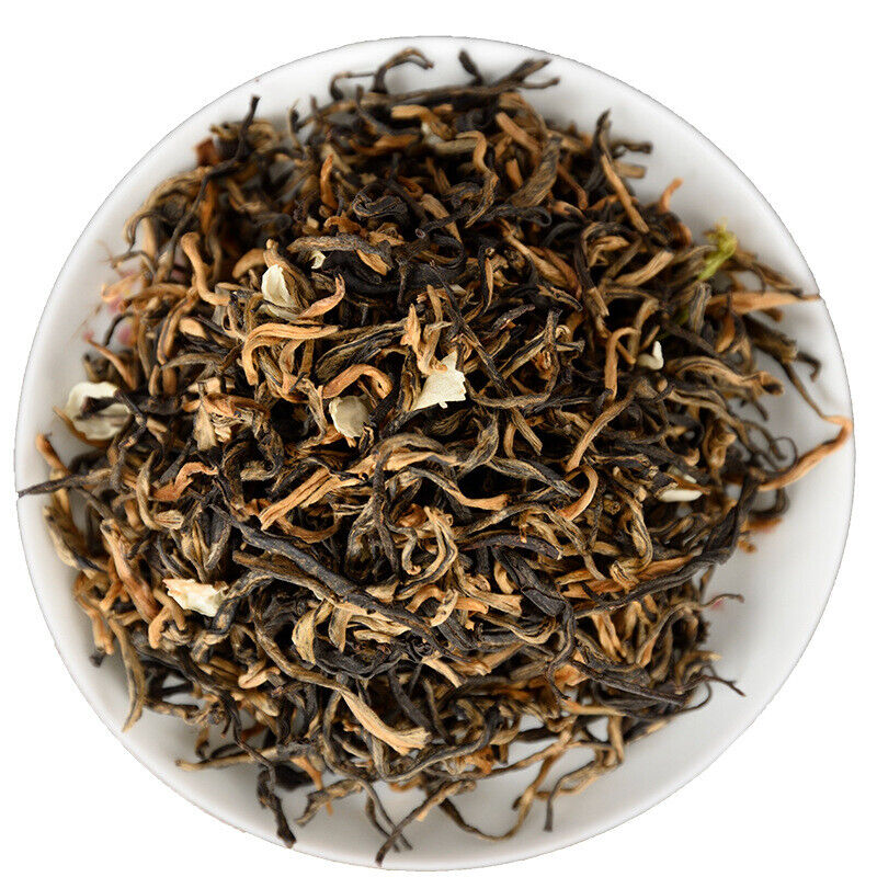 HelloYoung Yunnan Tea Jasmine Dian Hong Tea Jasmine Mao Feng Dian Hong Tea 100g 3.5 Oz