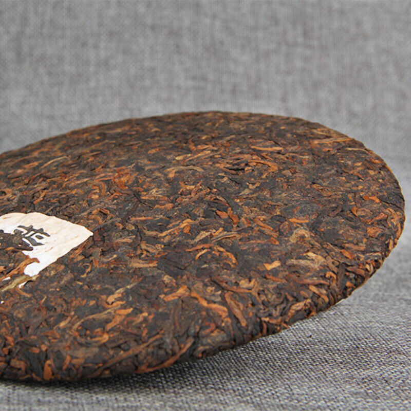 357g/12.59oz Black Tea Golden Bud Ripe Tea Premium Big Leaf Pu'er Tea Cake