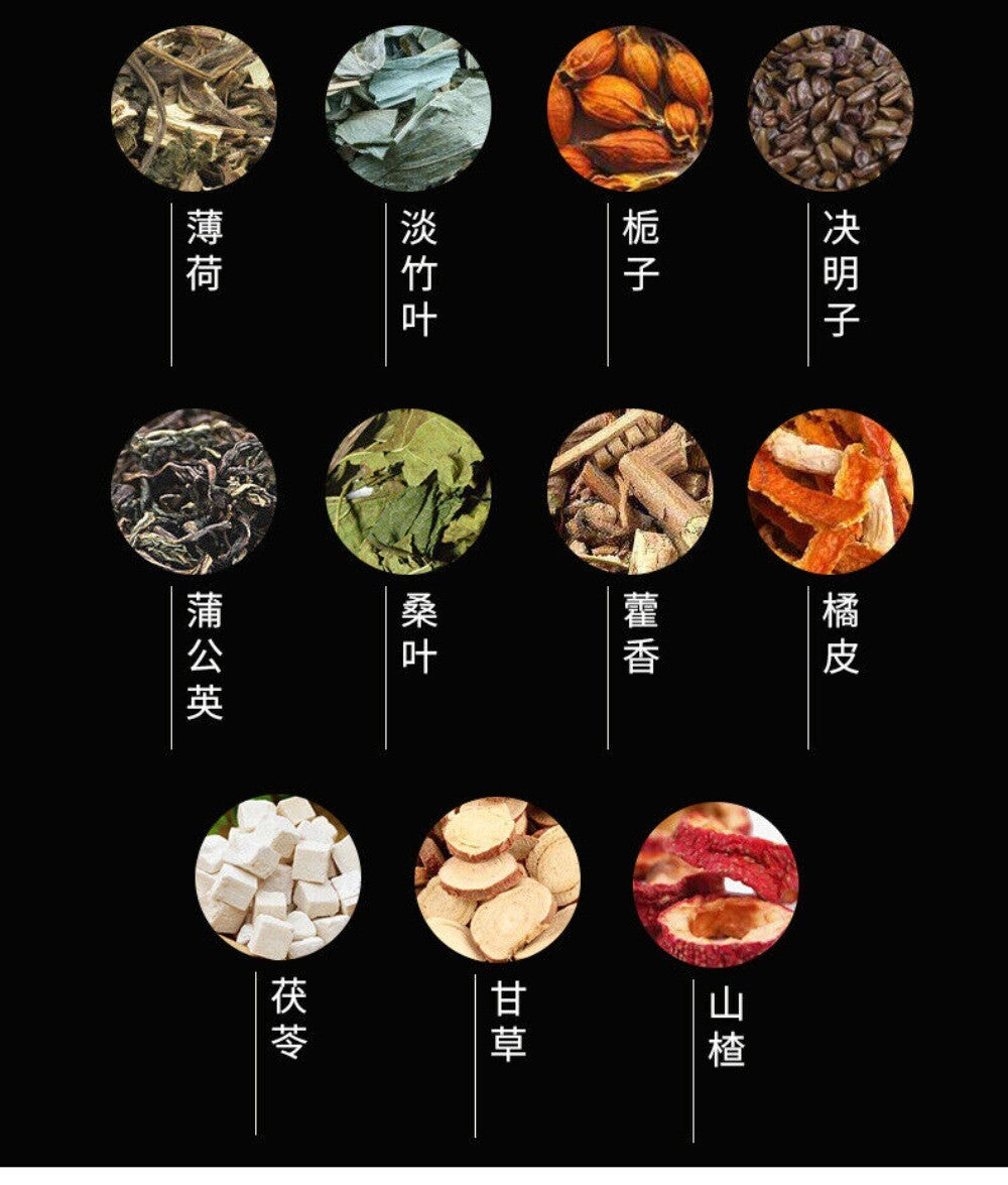 Mint Mulberry Leaf Cassia Seed Herbal Triple Clear Tea 20 Bags