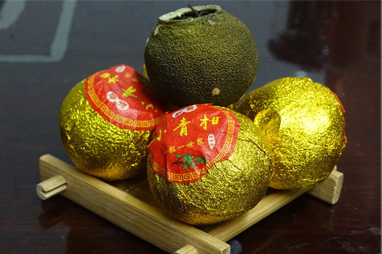 Fruity Citrus Xinhui Small Green Citrus Peel Tea Puerh Tea 500h