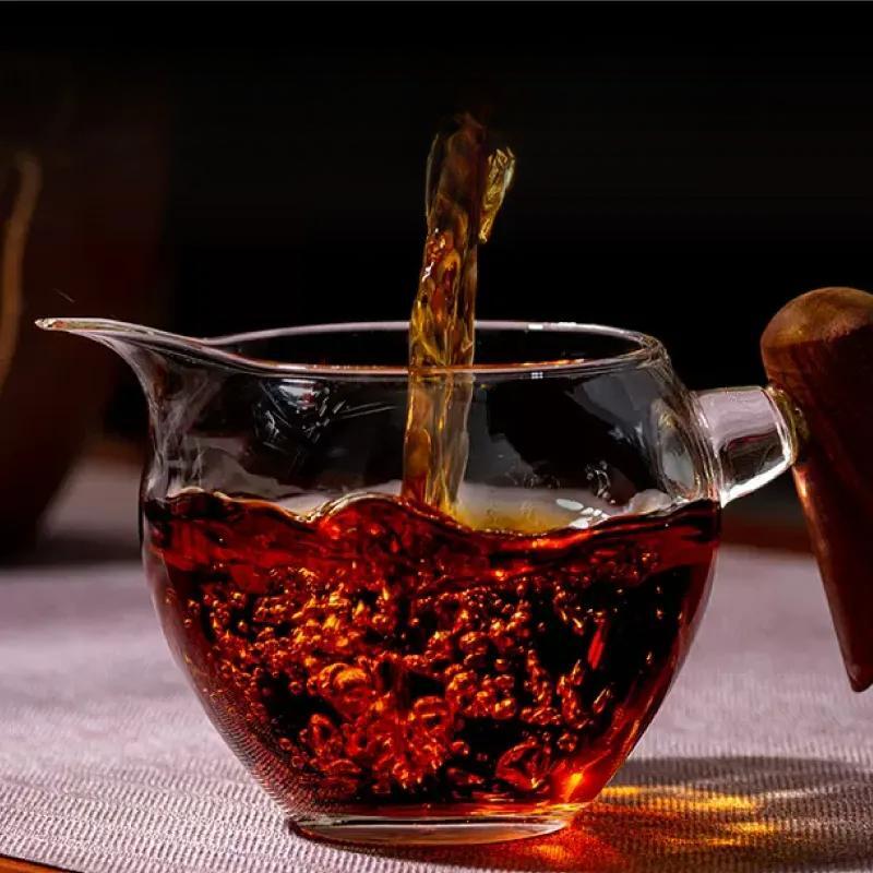 Aged Wild Black Gold Luzhou Fragrance Tea Yunnan Menghai Pu'er Ripe Tea