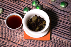 Yunnan lotus leaf mini tuo tea cake gold brick pu-erh tea ripe tea loose 500g