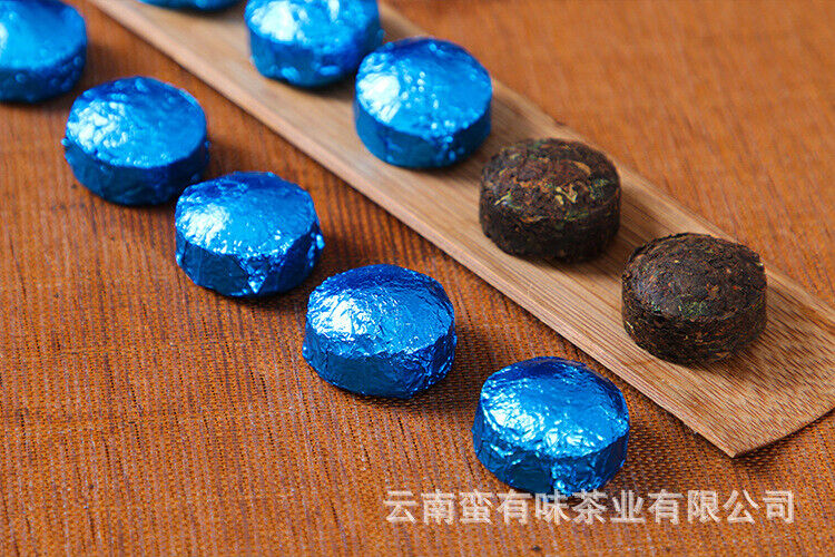 Yunnan Pu'er Tea Mini Seven Colored Small Golden Tuo Nuoc Xiang Ripe Tuo 500g