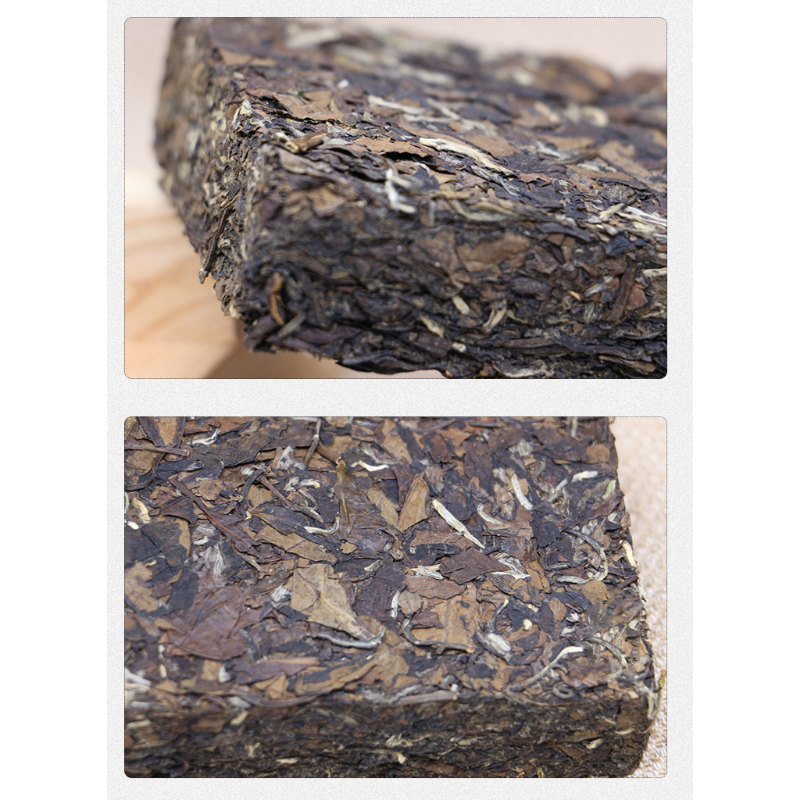 HelloYoung White Tea Taimushan Old White Tea 500g Spring Tribute Eyebrow Gold Brick Fuding