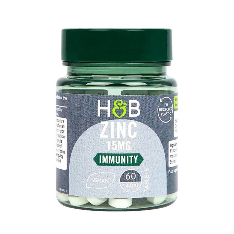 HB Zinc Supplement Tablets Men's Pregnancy Zinc Nutrition Supply 15mg*60 tablets