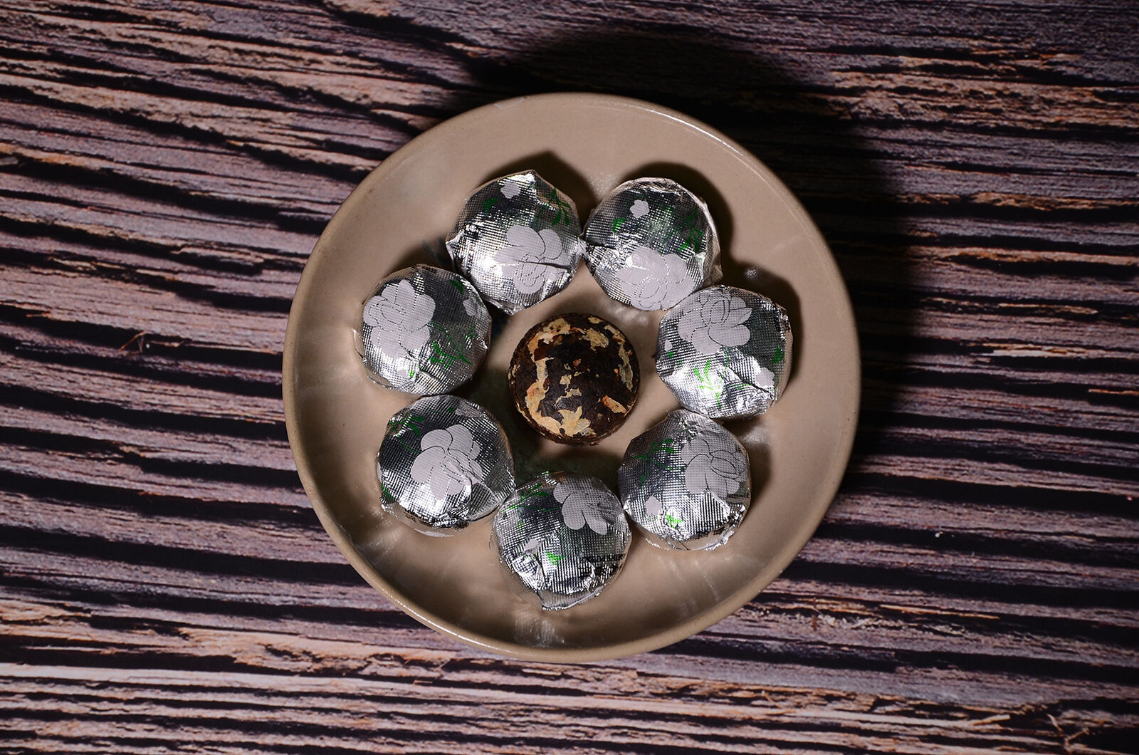 HelloYoung Yunnan Small Tuo Tea Jasmine Mini Small Tuo Tea Puerh  Ripe Tea 500g