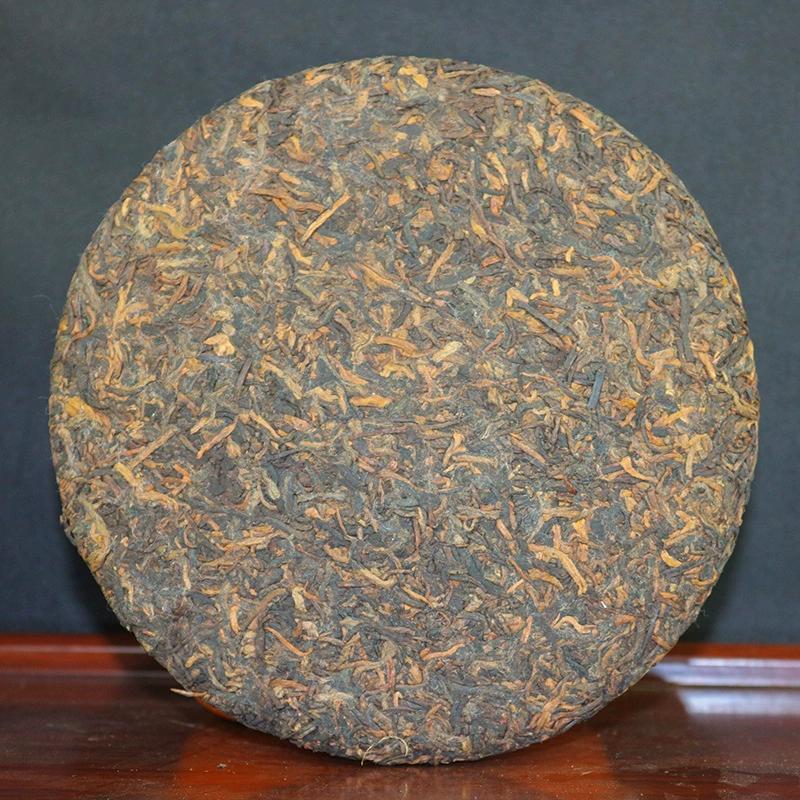 Premium Natural Yunnan Tea Tree King Pu'er Tea Brown Mountain Ripe Tea Cake 357g