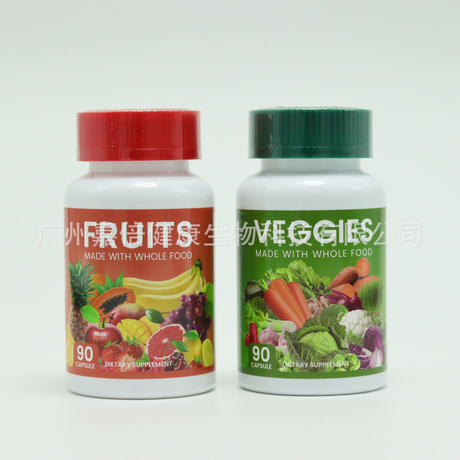 Fruit and Vegetable Capsules Vitamin Supplements Fruits and Vegetables
