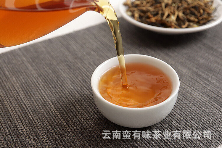 HelloYoung 500g Yunnan Dian Hong tea Jasmine tea Yunnan Fengqing Dian Hong Mao Feng tea