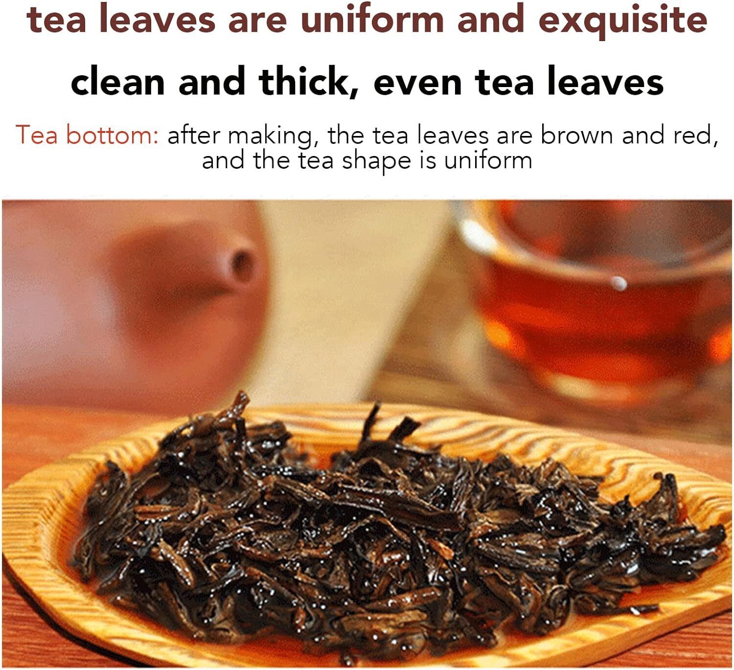 Chinesisch Puer Teebeutel Lose Blätter Florales Aroma Dunkler Tee 70g/15 Packun