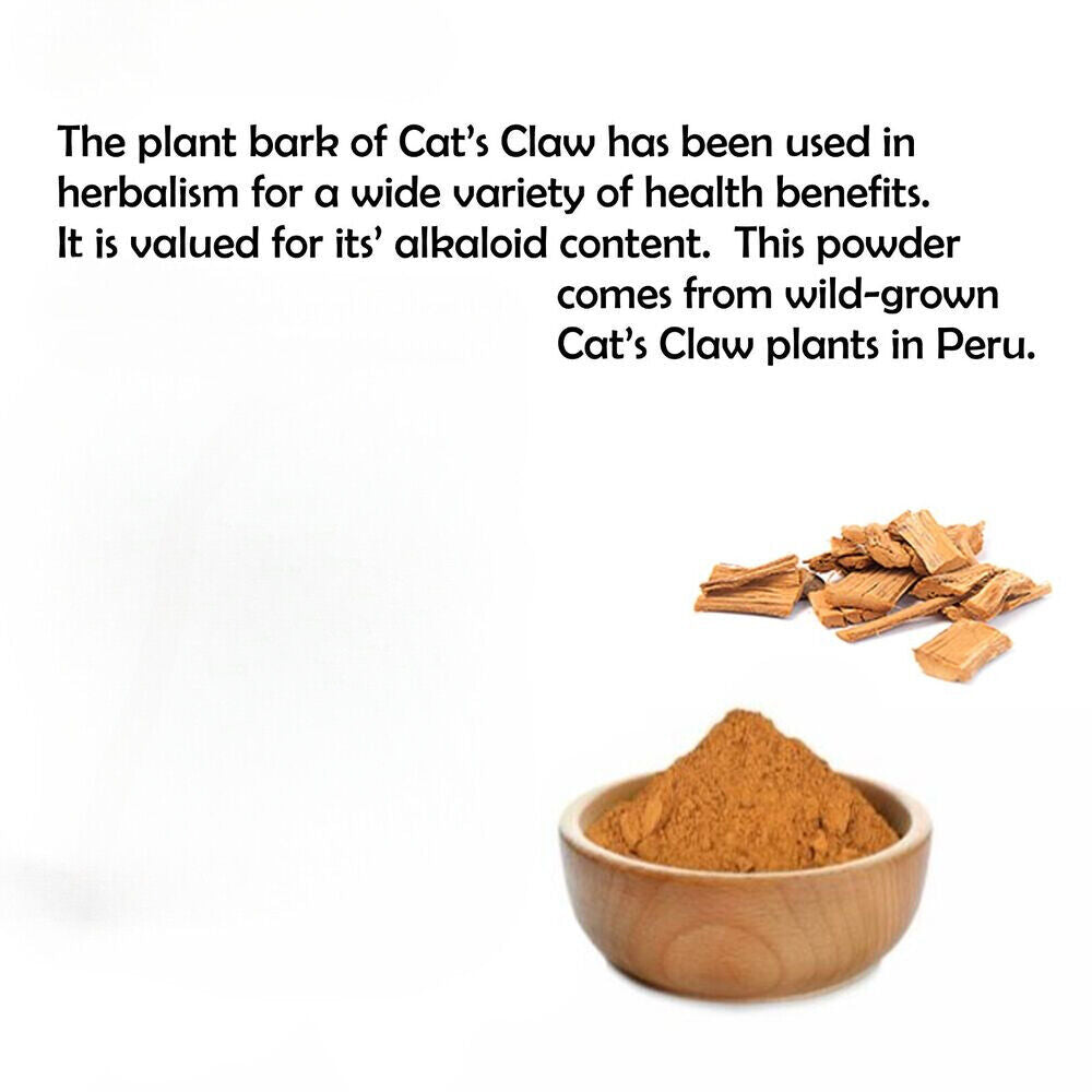 Cat's Claw Powder 8.8oz From Peru Wild Non GMO
