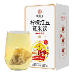 Lemon Red Bean Job's Tears Drink Healthy Herb Tea Bag 180g/30 Bags
