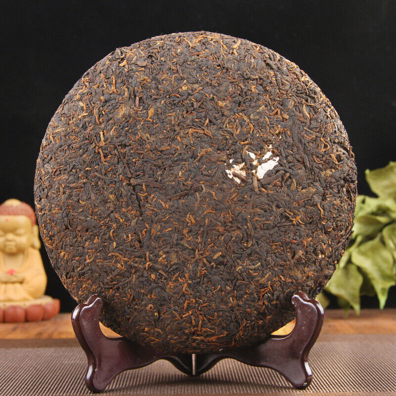 380g Menghai Big  Pu'er Tea Cake Premium Cooked Pu-erh Black Tea Gift Tea