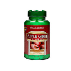 British HB Holand&Barrett Apple Vinegar Essence Tablets 200 Pills 300mg