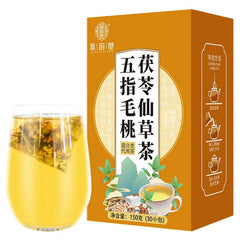 Five Finger Peach Poria Cocos Xiancao Tea Healthy Herb Tea Bag 150g/5.29oz