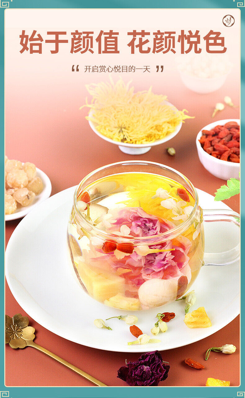 Chrysanthemum Tea Snow Pear Medlar Rose Tea Flower Herb Tea Combination Tea 150g