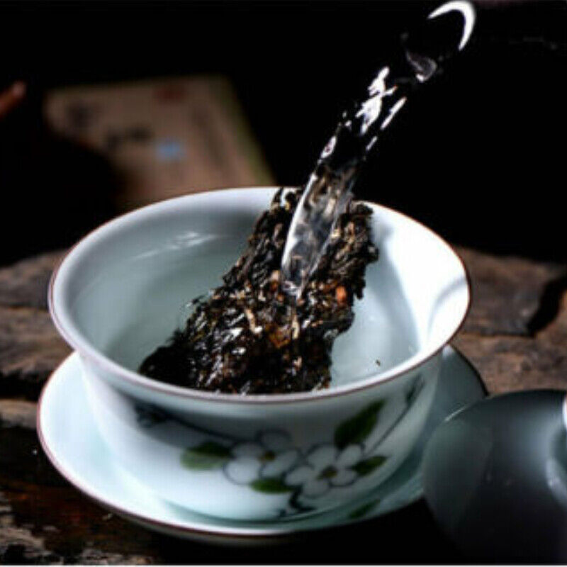400g Puwen Puer Tea "Yunya" Peafowl's Hometown Qizi Bing Puerh Tea Cake
