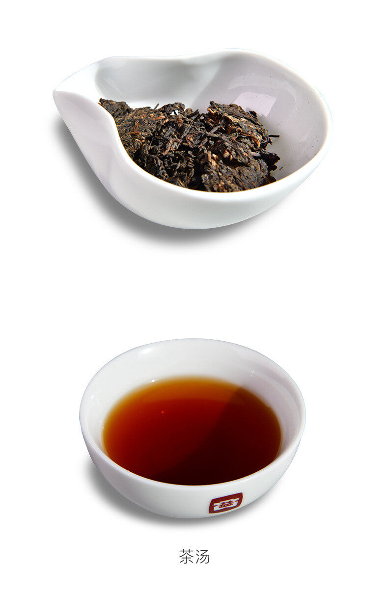 Dayi Puerh Tea Yuhua Strong Ripe Tea 2022 Batch 2201 Yunnan Menghai 357g