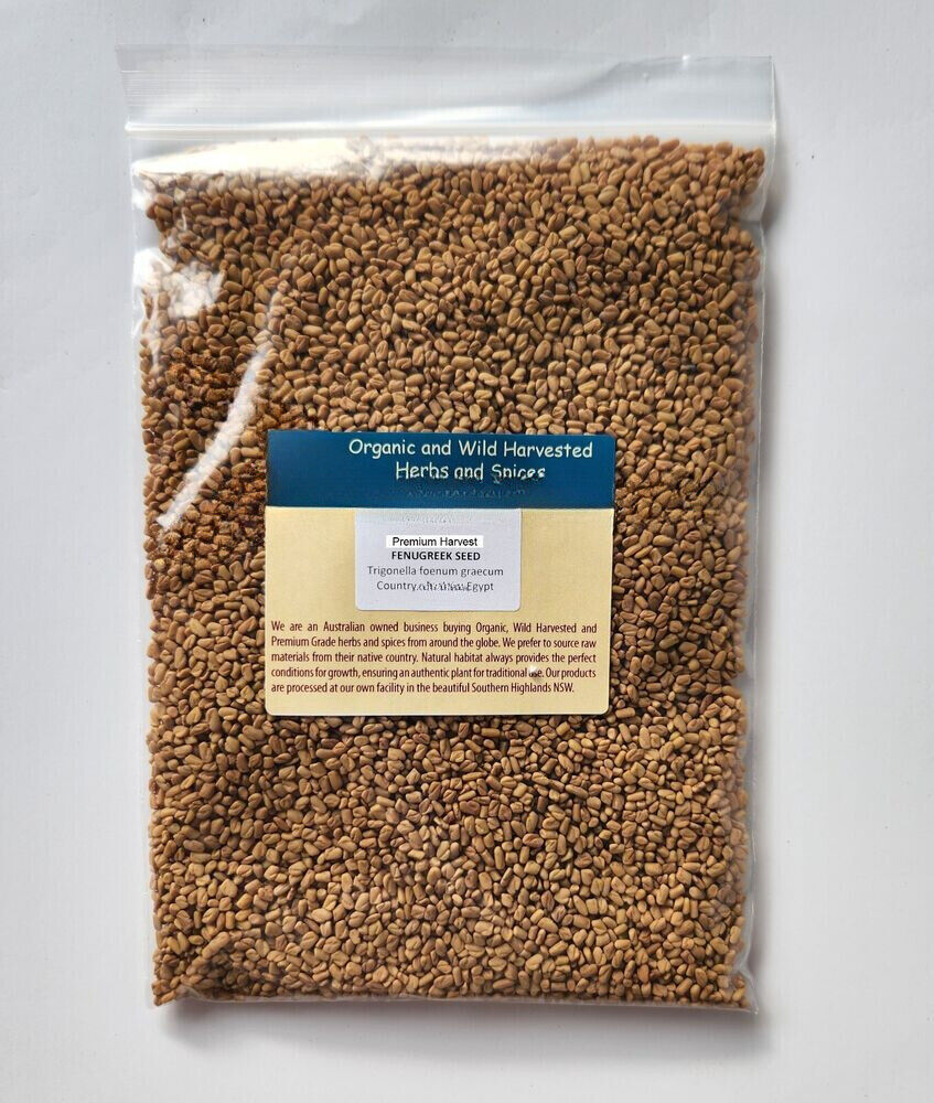 FENUGREEK SEED PREMIUM HARVEST HERB TEA 250g Trigonella foenum graecum dried