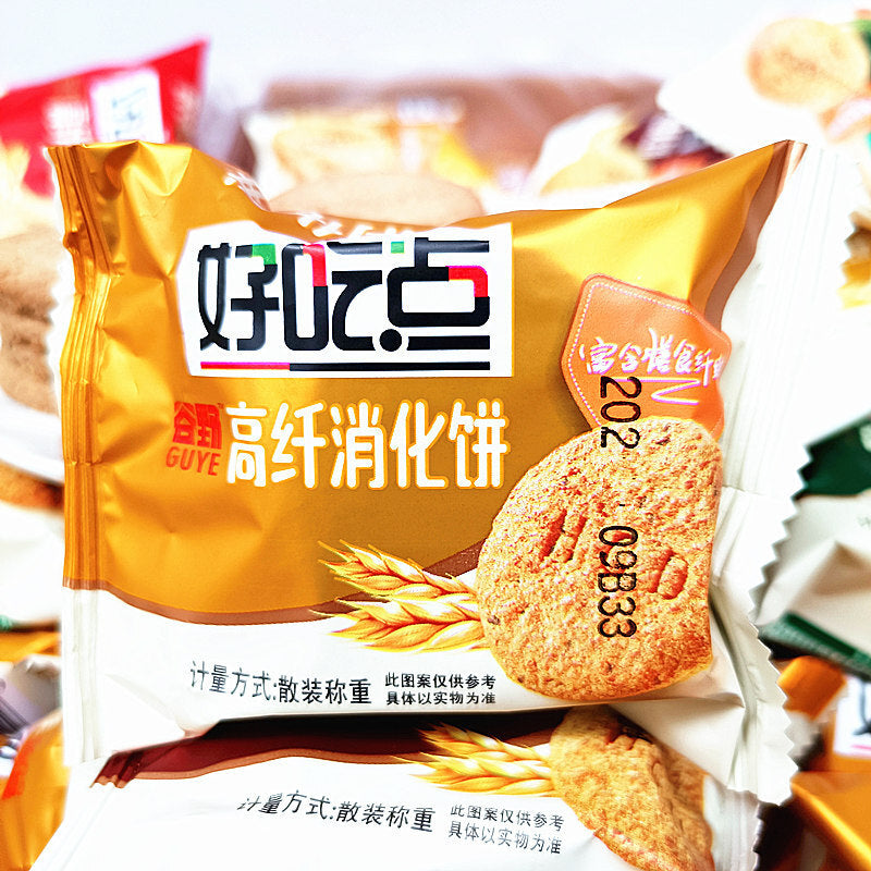Coarse grains, vegetables, biscuits, multi flavored foods, crispy snacks