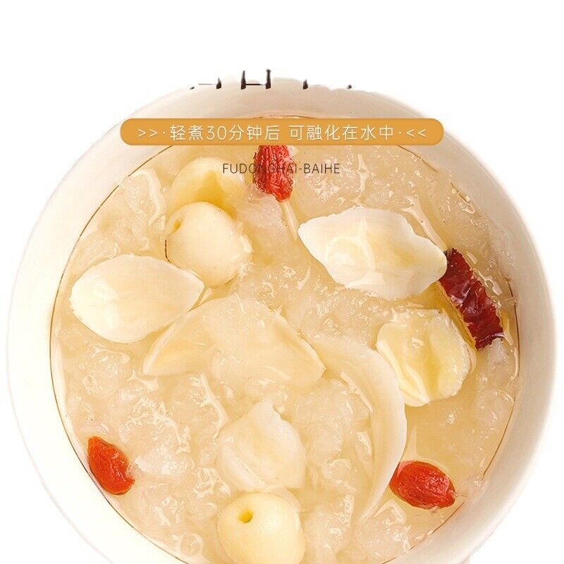 100g Dried Lily Bulb for Tea Soup Porridge Cooking Ingredients