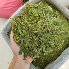 HelloYoung New Tea Longjing Tea Fried Green Green Tea Strong Aroma 500g/1.1lb