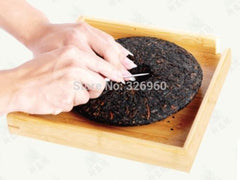 357g Handgemachte Bio Gekocht Puerh Tee Natürliche Alte Puer Schwarzer TeeKuchen