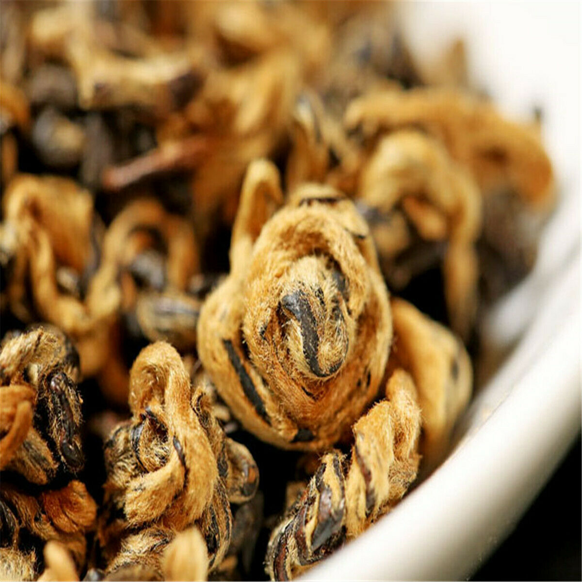 HelloYoung Yunnan Golden Snail Buds "JingLuoYa" Dian Hong Black Tea Chinese Tea Loose Leaf
