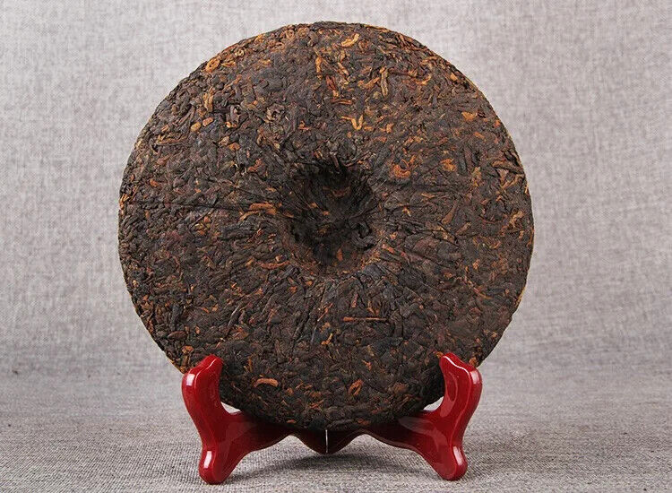 Yunnan Jinmai Pu Erh Tea Cake Aged Ripe Fermented Puer Tea Qi Zi Bing Cha 357g