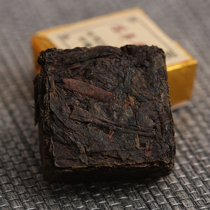 Menghai Puerh Ripe Tea Small Square Brick,Catalpa Puerh Tuo Tea 500g