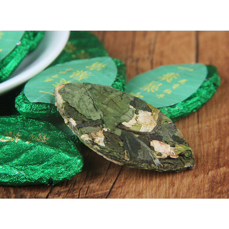 HelloYoung 500g High Quality Jasmine Old White Tea Natural Organic Leaves Small Cookie Tea