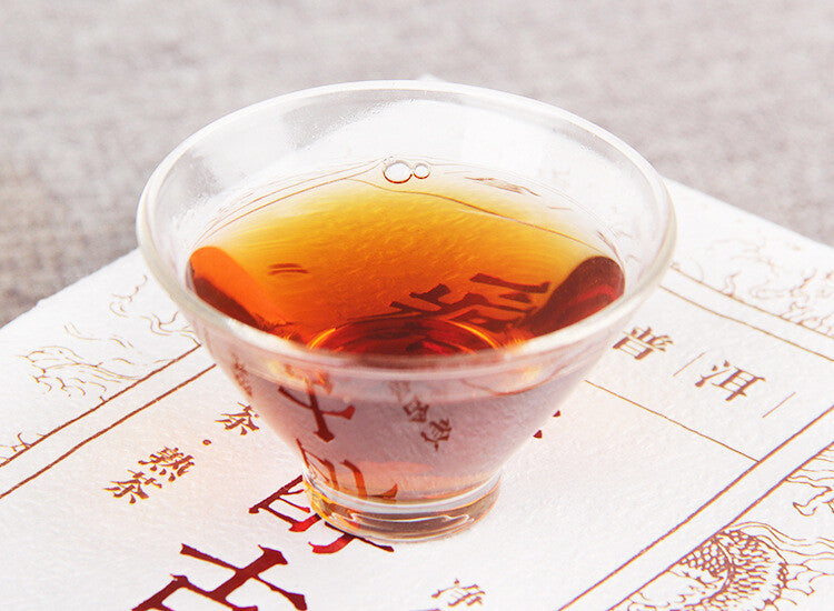 2012 Tibetan Mellow Ancient Tea Treasure Pu'er Tea Ripe Tea Brick Tea 1000g