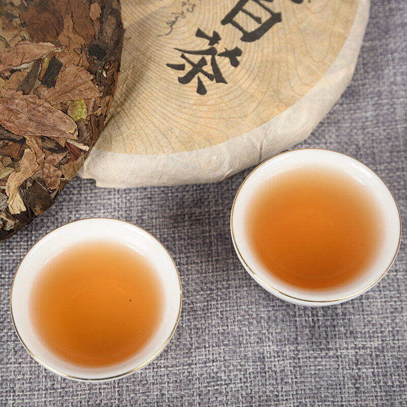 HelloYoung 357g Yunnan White Tea Jujube Fragrance Big Leaf Ancient White Tea Cake