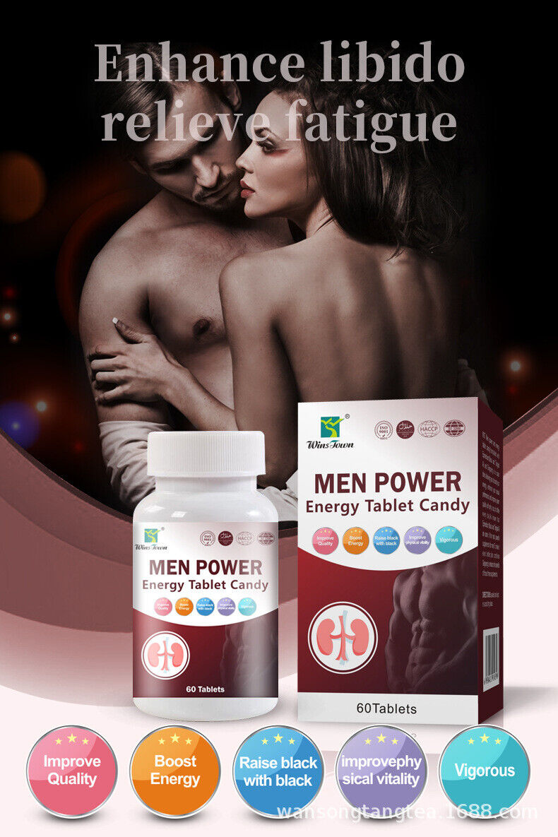 Men's Power Men's Kidney Tonifying Tablet Capsule Tea Energy Tablet Candy 60g