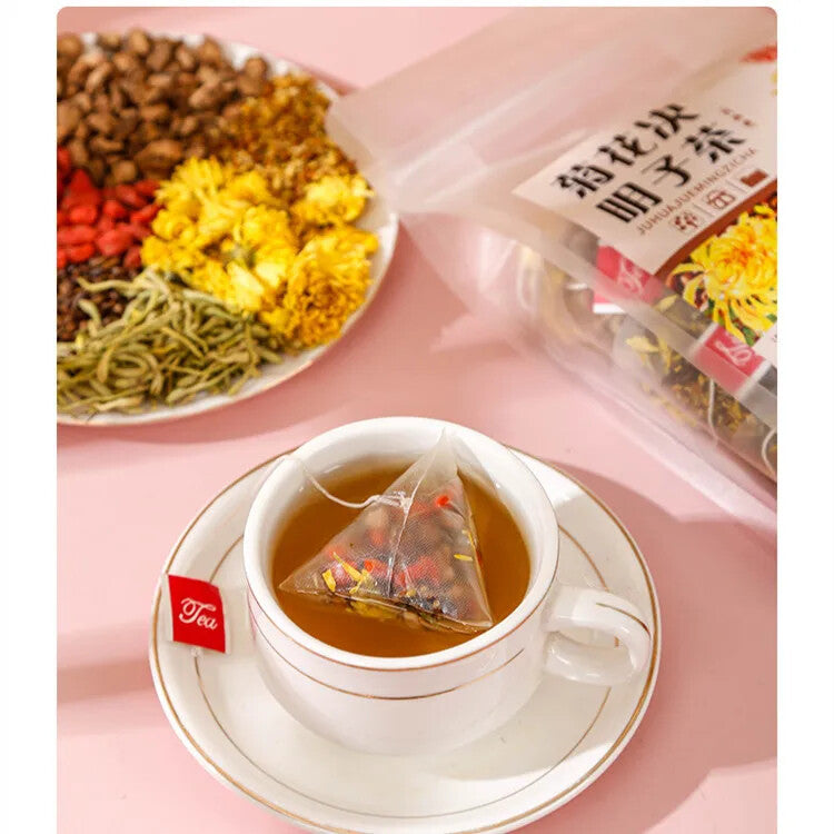 Liver Cleansing Detox Tea Chinese Chrysanthemum Medlar Tea Health Herbal Tea