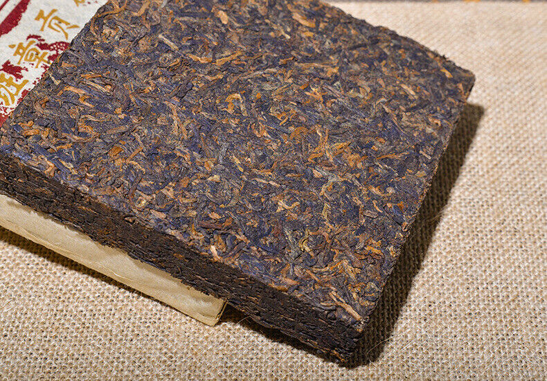 Banzhang Ripe Tea 250g Pu'er Tea Ripe Tea Brick Tea Pu'er Ripe Tea Brick