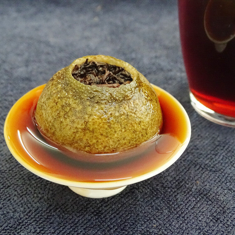 Xinhui Raw Sun-dried Small Green Citrus Bulk Puerh Tea Chen Pi Small GreenCitrus