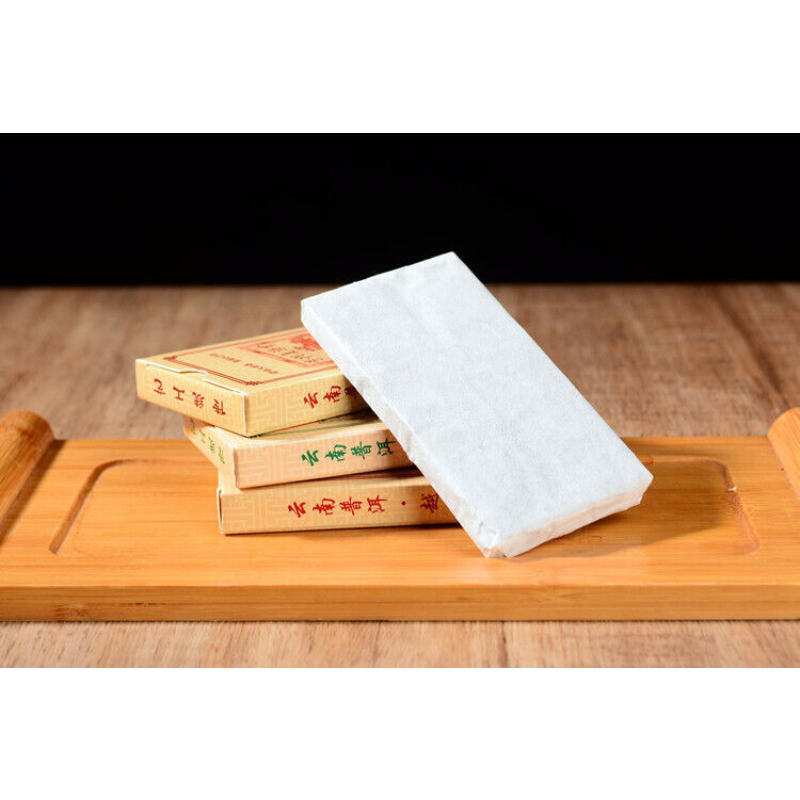 Puerh Ripened Brick Tea Cloud Sea Revival No. Strip Brick 42g*10pcs