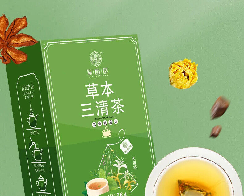 Herbal Sanqing Tea Healthy Herb Tea Bag 150g/30 Bags