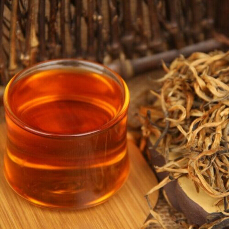 HelloYoung 70g Chinese Black Tea Dian Hong Natural Tea Dianhong Gold Bud Red Rhyme Jin Ya