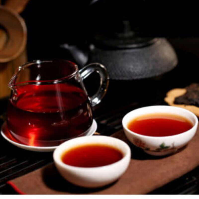 Ripe Pu-erh Heaven Earth Menghai Royal Golden Buds Old Arbor King Tea 357g
