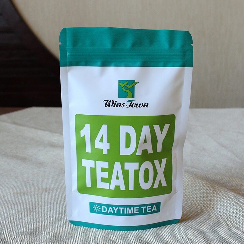DAY TEATOX Tian Ran Pai Du Cha Qing Chang Jian Fei Cha 14 天天然排毒茶清肠减肥茶燃脂平肚子茶袋装14