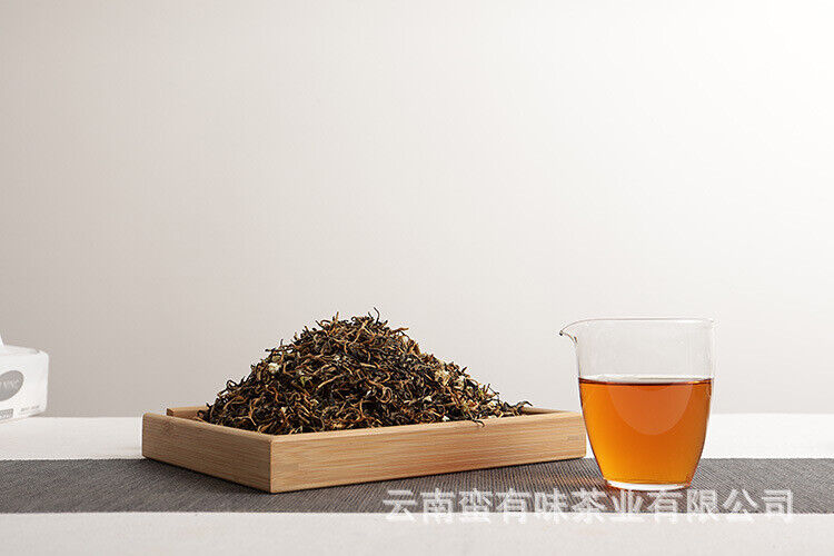 HelloYoung 500g Yunnan Dian Hong tea Jasmine tea Yunnan Fengqing Dian Hong Mao Feng tea