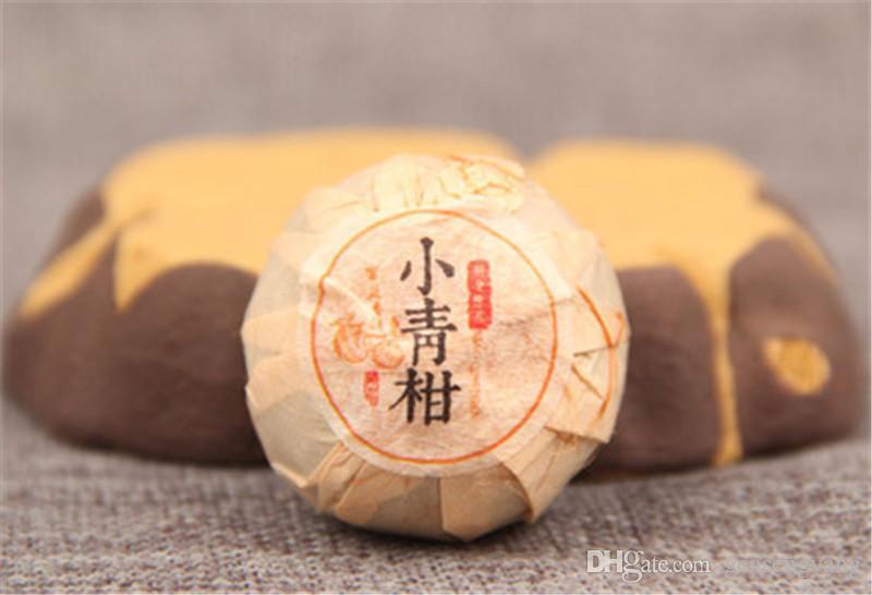 HelloYoung100g Yunnan Puerh Tea Xinhui Citrus Puer Cooked Tea Small Green Citrus Pu Er Tea