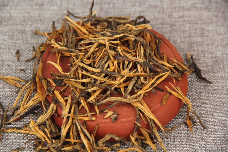 HelloYoung New Dianhong Black Tea Bud Need Gold Grade Gold Dianhong Single Bud Tea250g