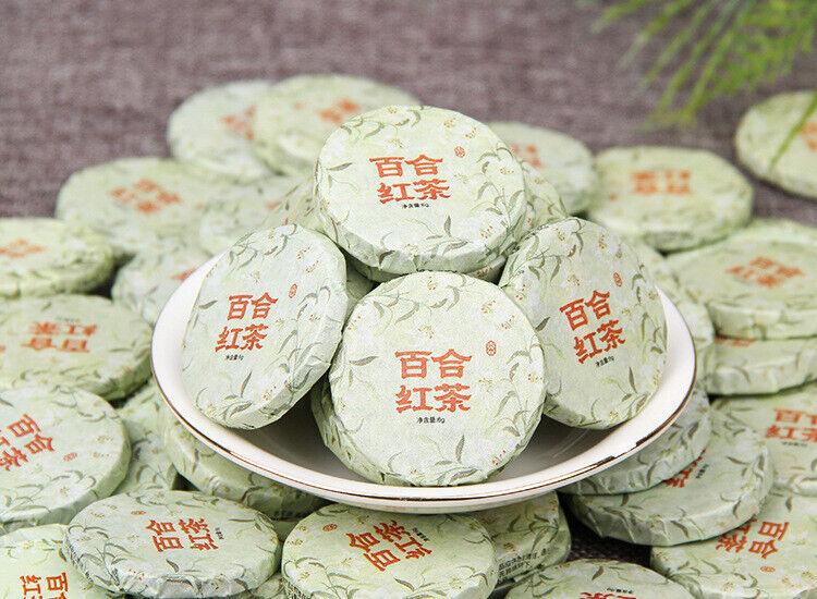 Fongqing Dianhong Premium Floral Tea Blend Yunnan Red Tea Lily Flower Tea