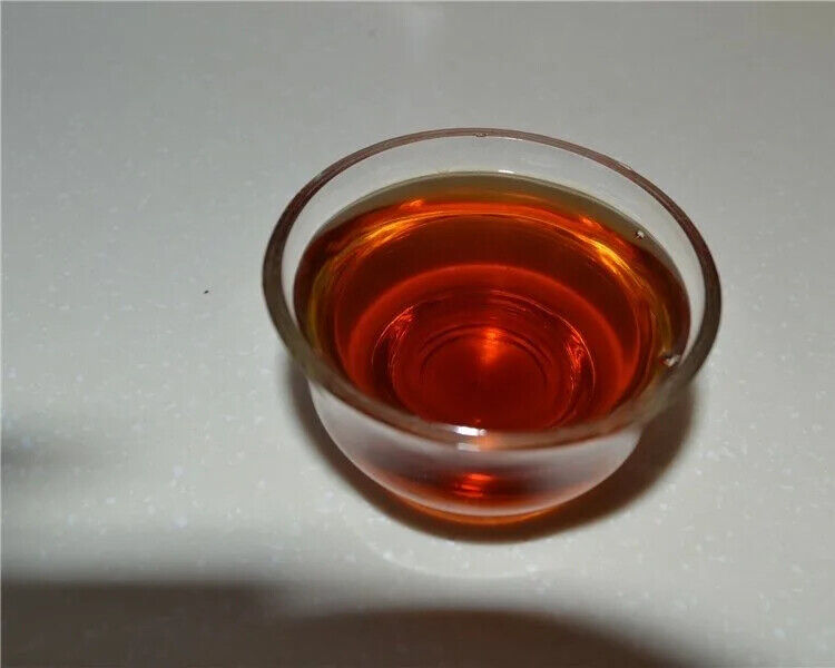 Puer Cooked Tea Cake Large Tree Menghai Qi Zi Bing Cha Famous Yunnan Pu Erh 357G