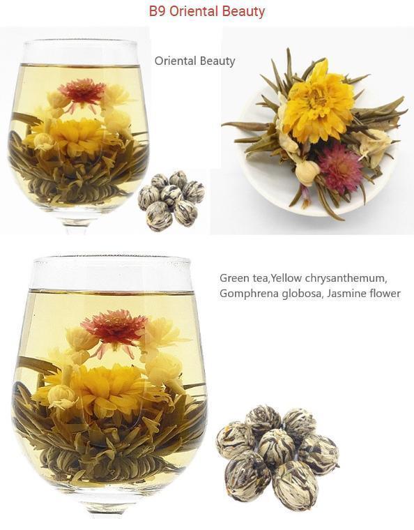 20Pcs High Quality Lily Flower Blooming Tea Balls Jasmine Mixed Flower Tea